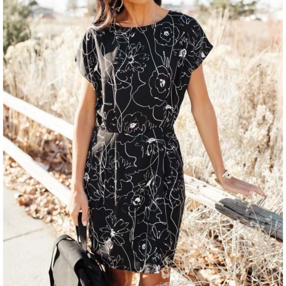 Modern Floral Dress